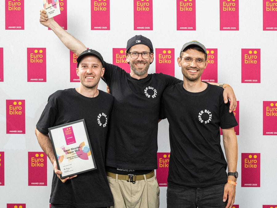 Eurobike Award Verleihung für das Super Mini